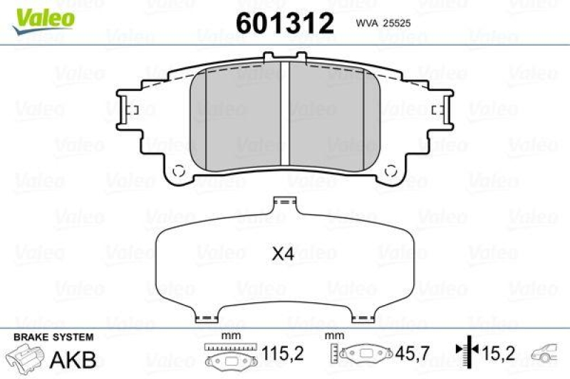 VALEO 601312 SBB-Satz PREMIUM