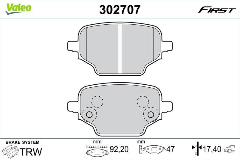 VALEO 302707 SBB-Satz - FIRST