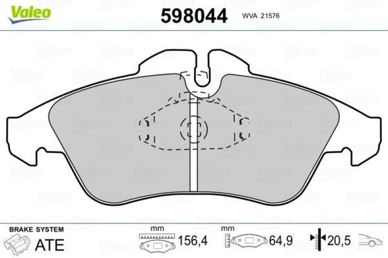 VALEO 598044 SBB-Satz PREMIUM