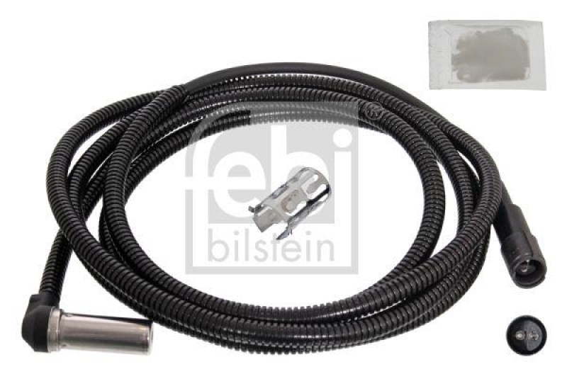 FEBI BILSTEIN 104530 ABS-Sensor mit Hülse und Fett für Scania