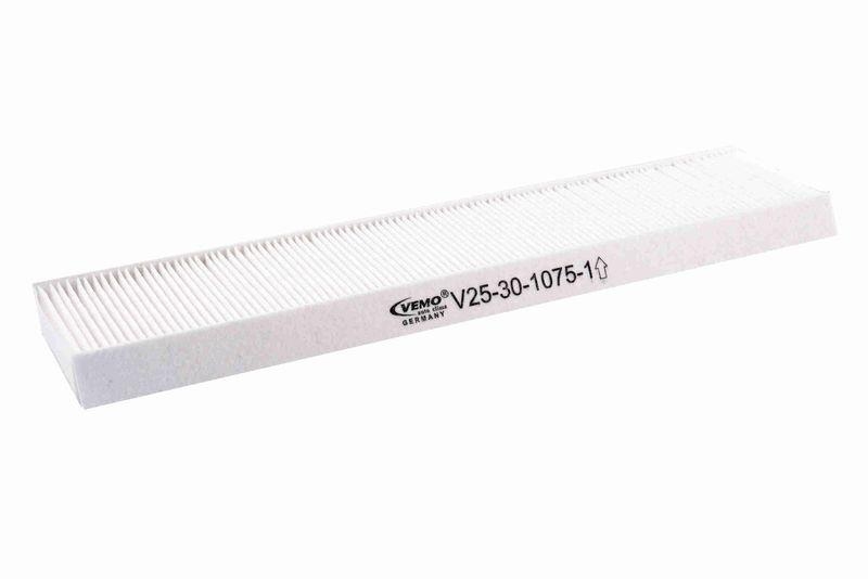 VEMO V25-30-1075-1 Filter, Innenraumluft 517x113x35 mm, Textilrahmen für FORD