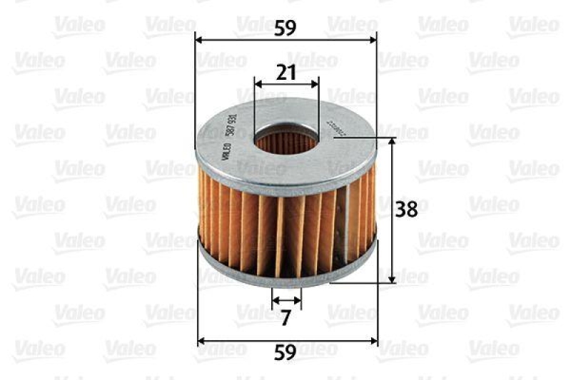 VALEO 587931 Kraftstofffilter, Diesel