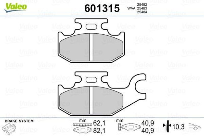 VALEO 601315 SBB-Satz PREMIUM