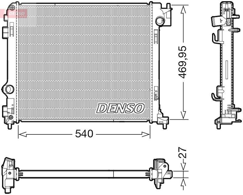 DENSO DRM46065 Kühler NISSAN X-TRAIL (T32_) (14-)