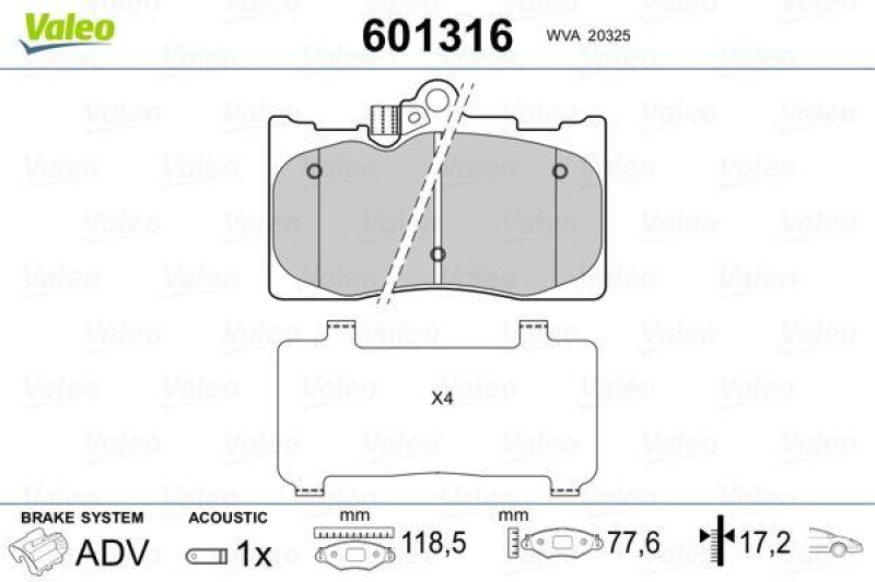 VALEO 601316 SBB-Satz PREMIUM