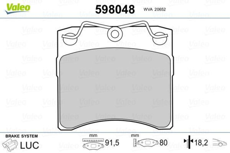 VALEO 598048 SBB-Satz PREMIUM