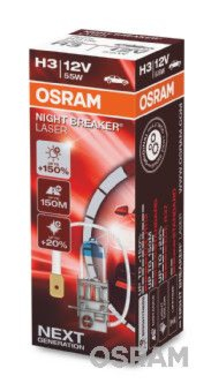 OSRAM 64151NL Glühlampe Night Breaker Laser H3