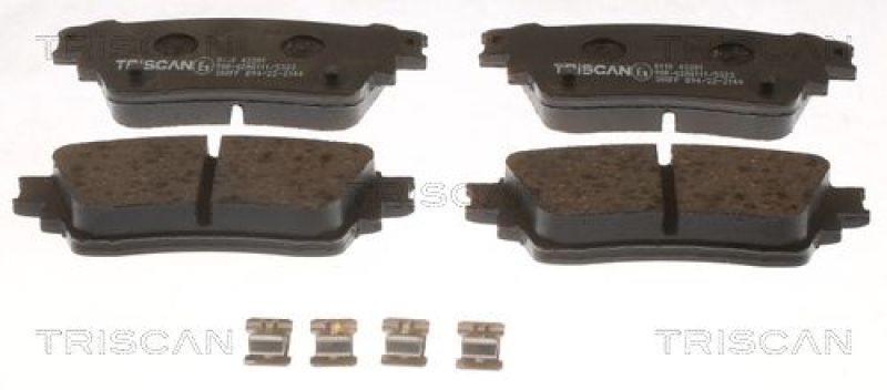 TRISCAN 8110 42201 Bremsbelag Hinten für Mitsubishi