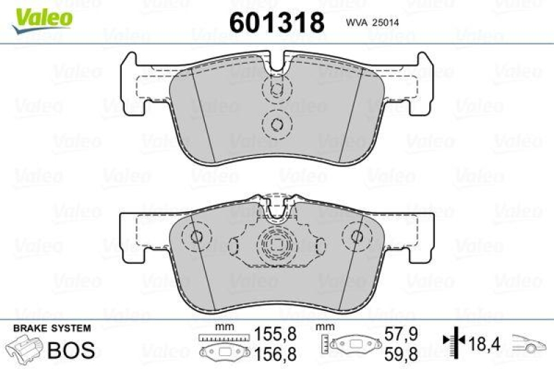 VALEO 601318 SBB-Satz PREMIUM