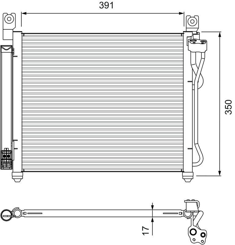 VALEO 814299 Kondensator KIA PICANTO 2004