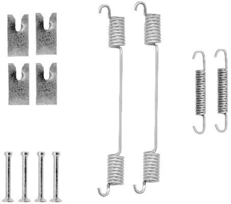 HELLA 8DZ 355 200-751 Zubehörsatz, Bremsbacken für FIAT/P.S.A