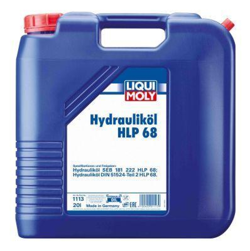 LIQUI MOLY 1113 Hydrauliköl HLP 68 Kanister 20L