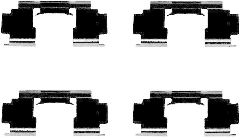 HELLA 8DZ 355 202-991 Zubehörsatz Scheibenbremsbelag