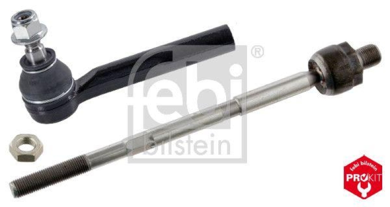 FEBI BILSTEIN 43779 Spurstange mit Endstück und Sicherungsmuttern für Opel