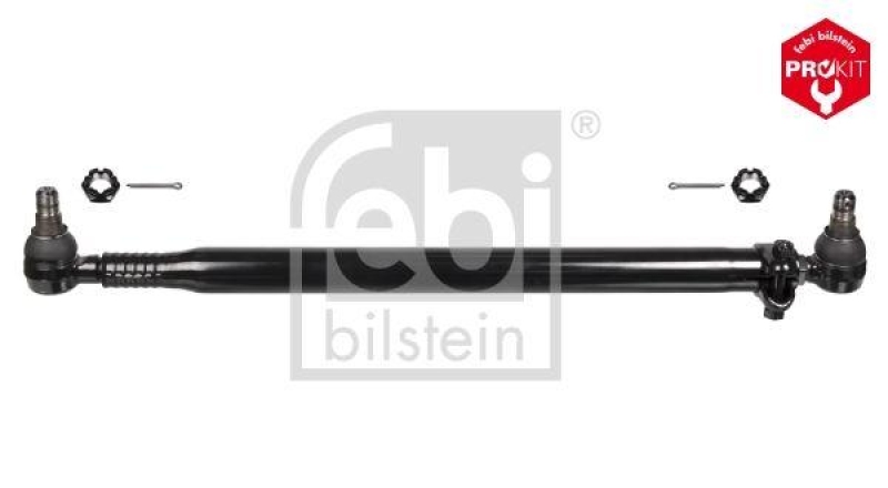 FEBI BILSTEIN 35178 Lenkstange mit Kronenmuttern und Splinten f&uuml;r Iveco