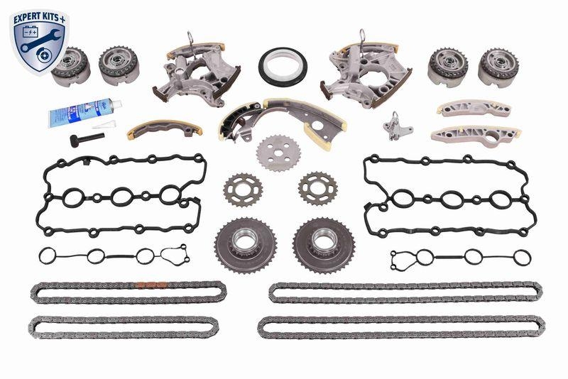 VAICO V10-10011 Steuerkettensatz Kurbel-/ Nockenwelle, Geschlossen für VW