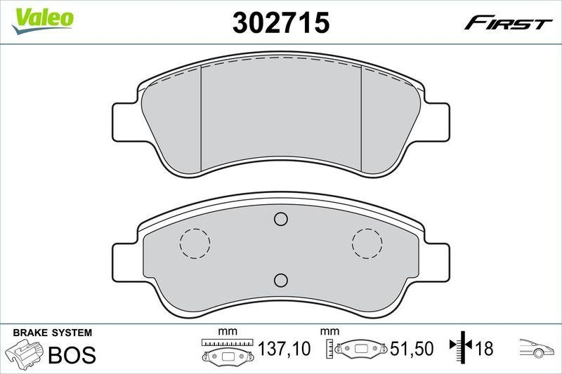 VALEO 302715 SBB-Satz - FIRST