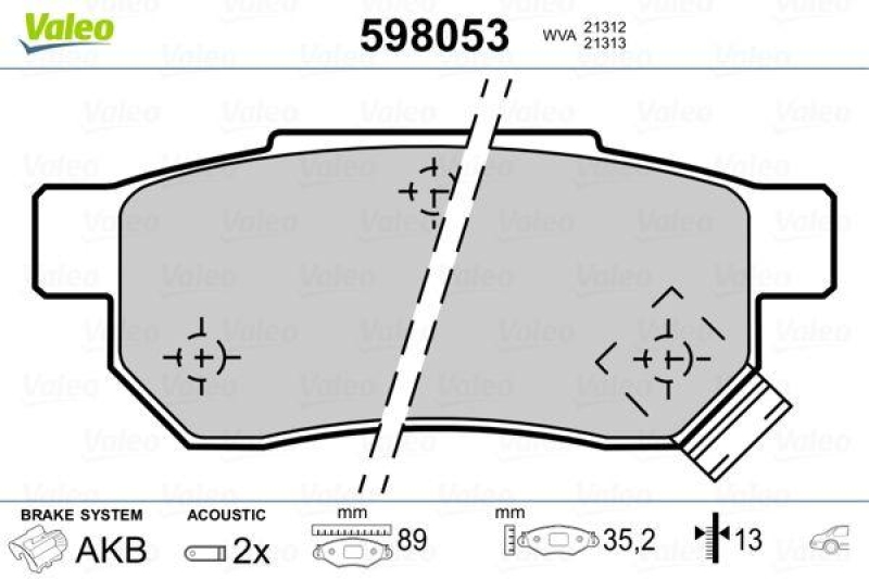 VALEO 598053 SBB-Satz PREMIUM