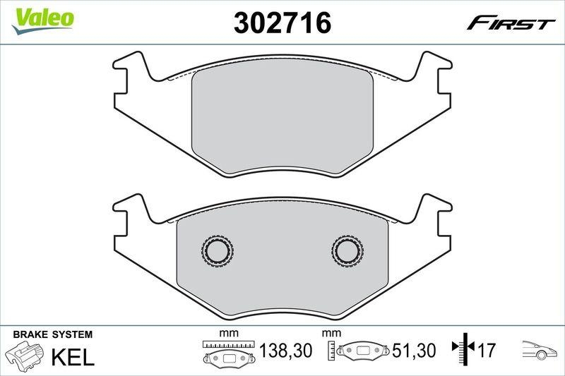 VALEO 302716 SBB-Satz - FIRST