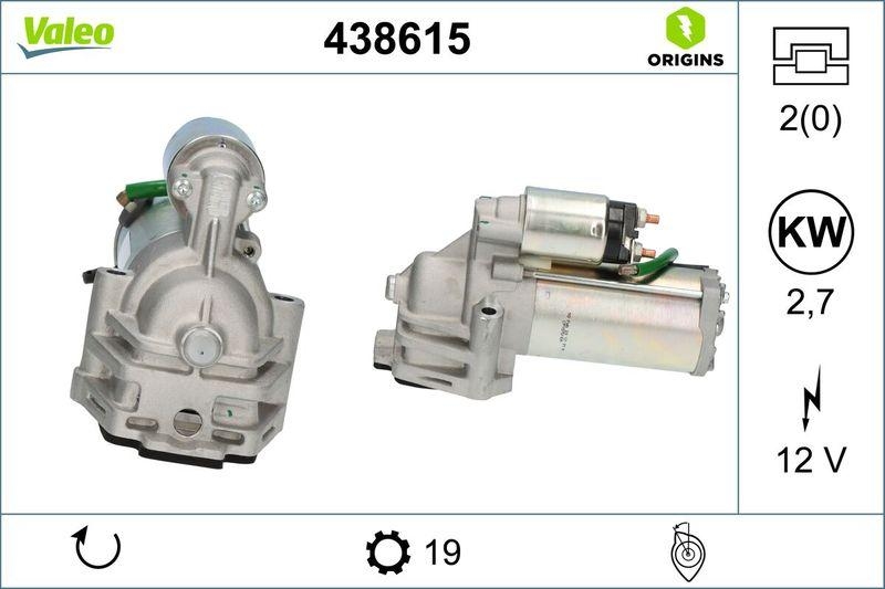 VALEO 438615 Starter Neu - ORIGINS