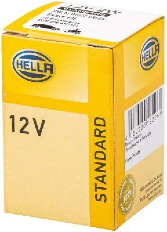 HELLA 8GS 006 677-121 Glühleuchte 12V BX8,4d