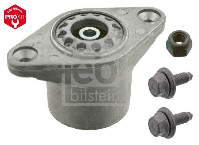 FEBI BILSTEIN 37886 Federbeinstützlagersatz ohne Kugellager, mit Anbaumaterial für VW-Audi