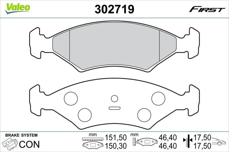 VALEO 302719 SBB-Satz - FIRST