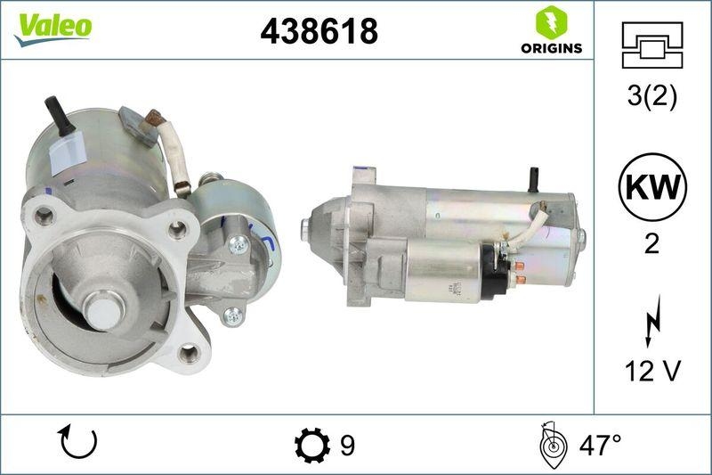 VALEO 438618 Starter Neu - ORIGINS