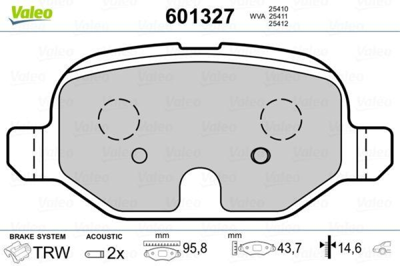 VALEO 601327 SBB-Satz PREMIUM