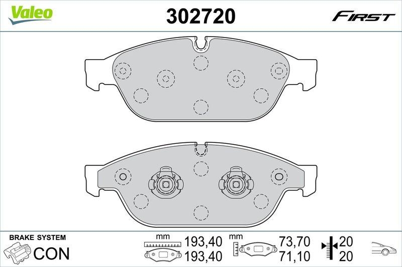 VALEO 302720 SBB-Satz - FIRST