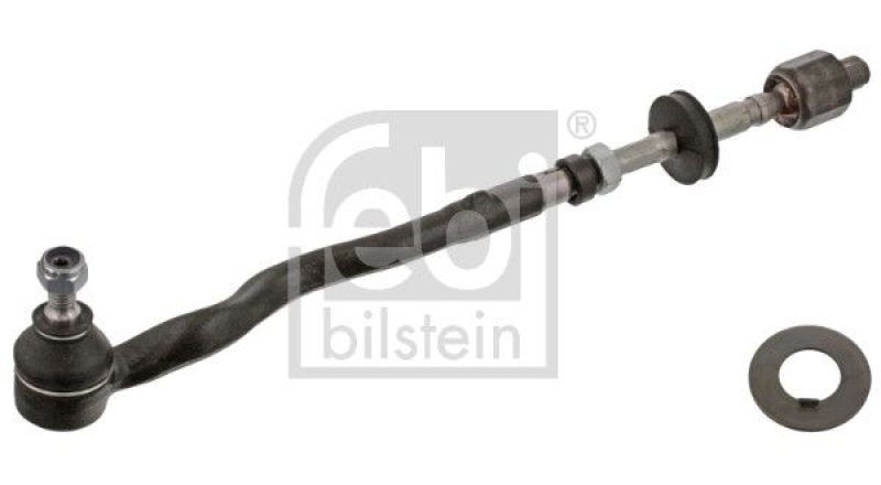 FEBI BILSTEIN 23923 Spurstange mit Endstück, Sicherungsmutter und Unterlegscheibe für BMW