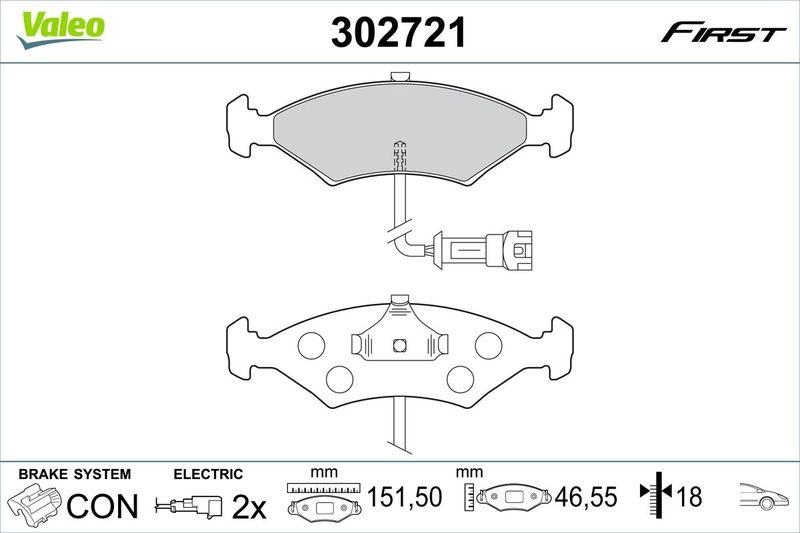 VALEO 302721 SBB-Satz - FIRST