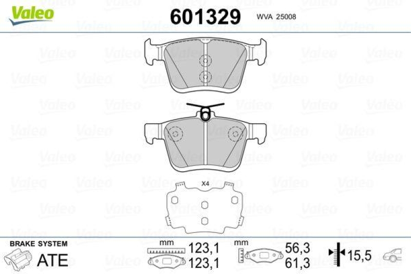 VALEO 601329 SBB-Satz PREMIUM