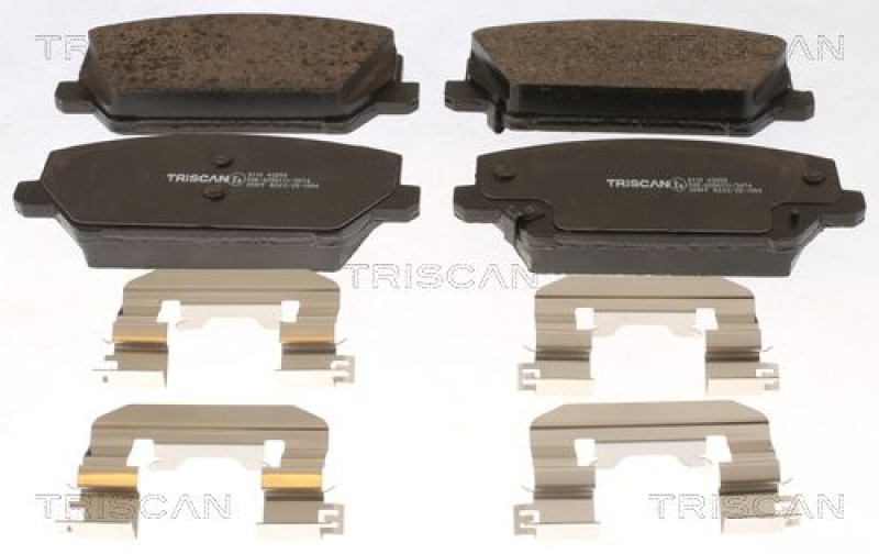 TRISCAN 8110 43058 Bremsbelag Vorne für Hyundai, Kia