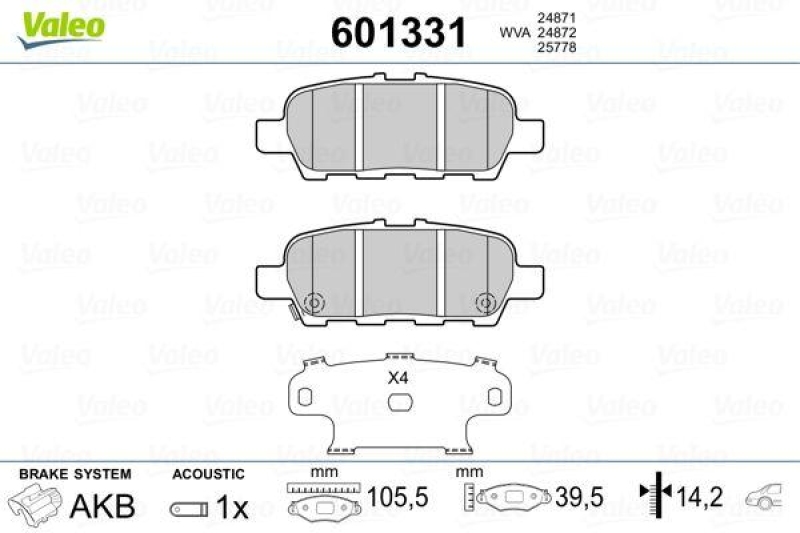 VALEO 601331 SBB-Satz PREMIUM