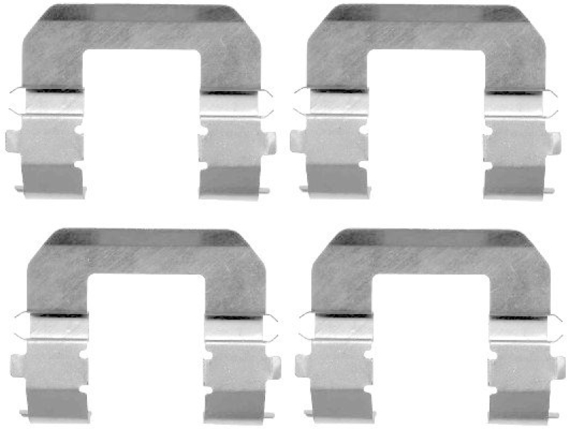 HELLA 8DZ 355 203-091 Zubehörsatz Scheibenbremsbelag