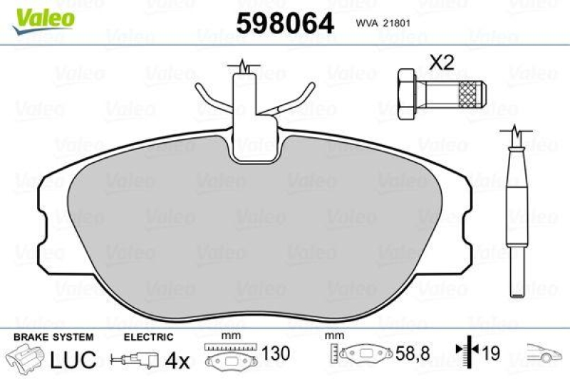 VALEO 598064 SBB-Satz PREMIUM