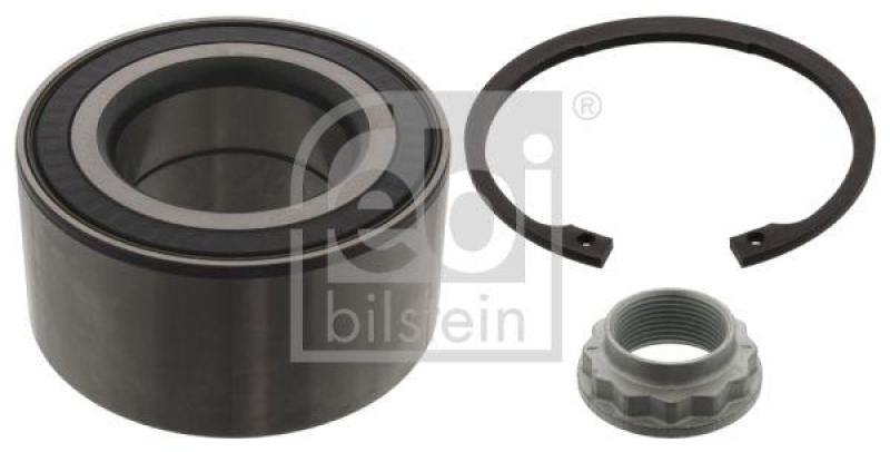 FEBI BILSTEIN 23928 Radlagersatz mit ABS-Impulsring, Achsmutter und Sicherungsring für BMW