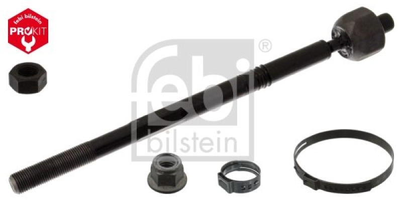 FEBI BILSTEIN 43794 Axialgelenk mit Kontermutter, Sicherungsmutter und Klemmschellen für Opel