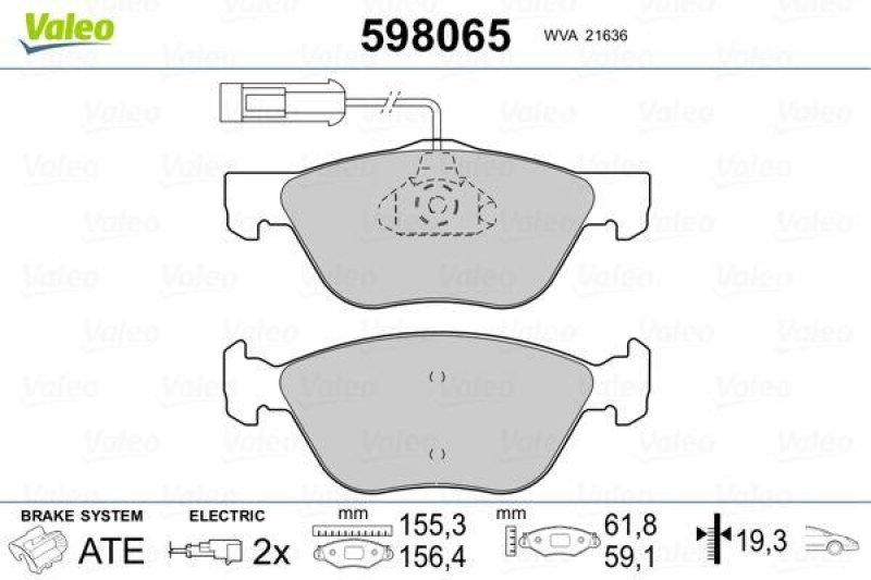 VALEO 598065 SBB-Satz PREMIUM