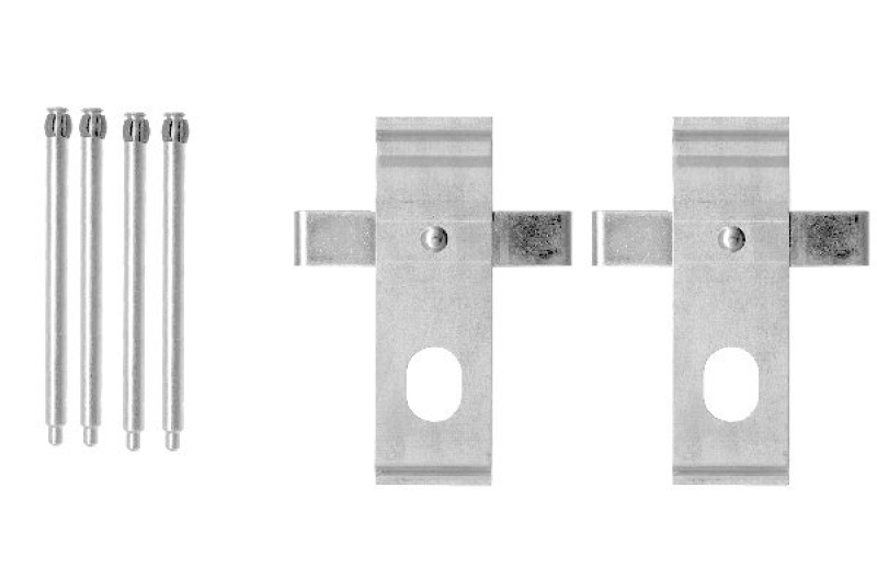 HELLA 8DZ 355 203-111 Zubehörsatz Scheibenbremsbelag