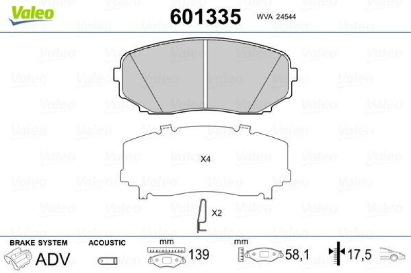 VALEO 601335 SBB-Satz PREMIUM