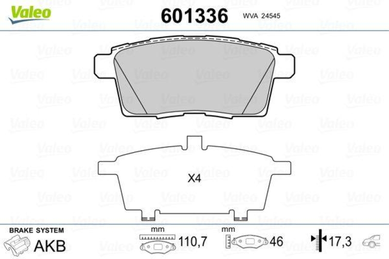 VALEO 601336 SBB-Satz PREMIUM