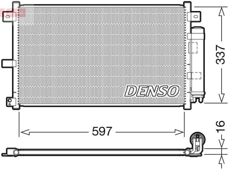 DENSO DCN44001 Kondensator MAZDA MX-5 III 1.8 (03/2005->)