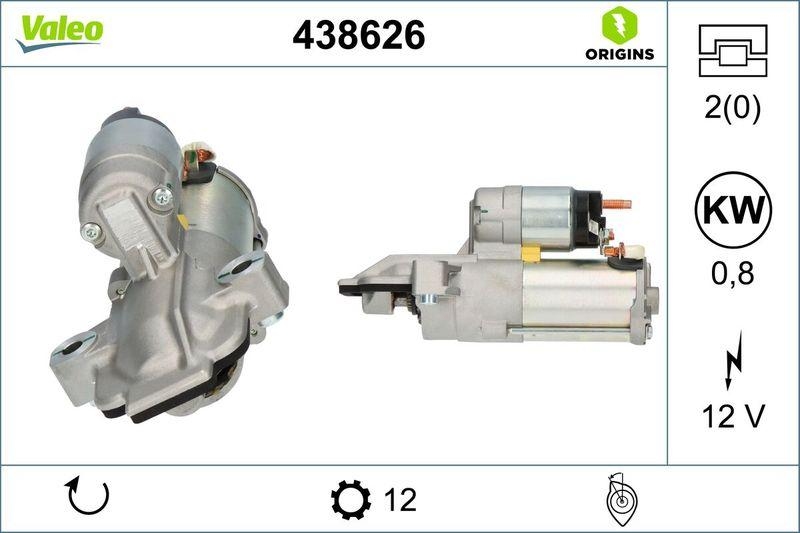 VALEO 438626 Starter Neu - ORIGINS