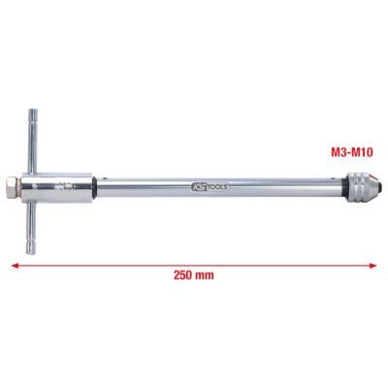 KS TOOLS 331.0670 Werkzeughalter mit Umschalt-Ratschenkopf