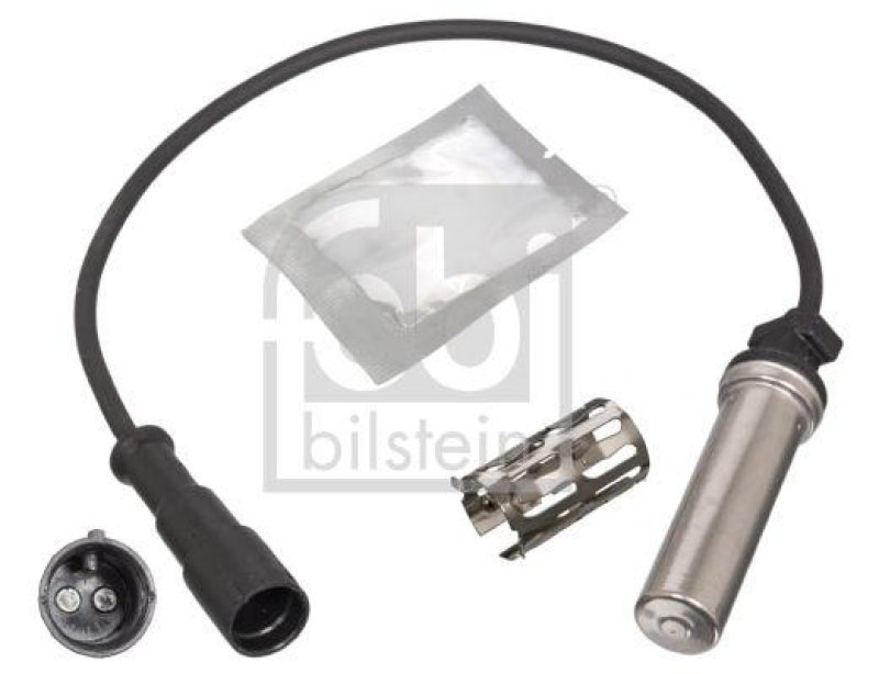 FEBI BILSTEIN 45322 ABS-Sensor mit Hülse und Fett für Scania