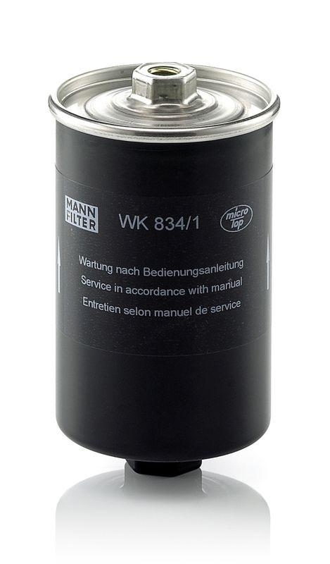 MANN-FILTER WK 834/1 Kraftstoffilter für VW