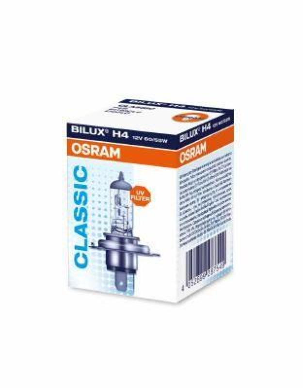 OSRAM 64193CLC Glühlampe Halogen-CLASSIC 12V H4 P43T