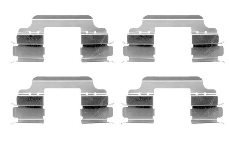 HELLA 8DZ 355 203-141 Zubehörsatz Scheibenbremsbelag